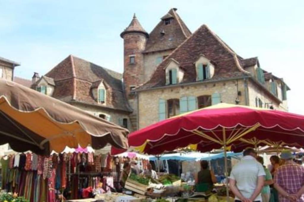 Vakantiehuis La Poire, Op Landgoed Aan De Dordogne Prudhomat Exterior foto