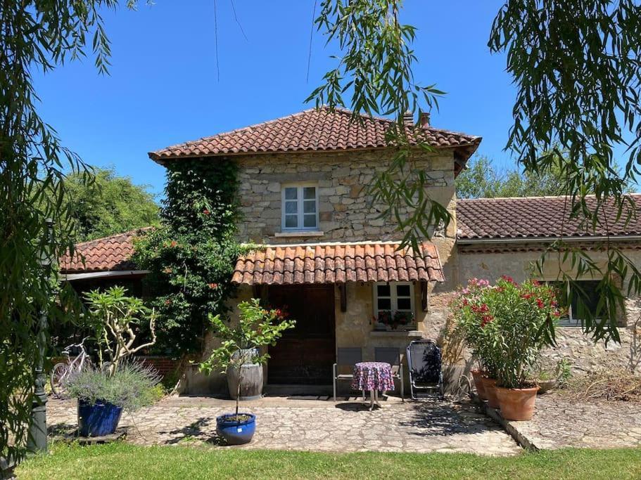 Vakantiehuis La Poire, Op Landgoed Aan De Dordogne Prudhomat Exterior foto